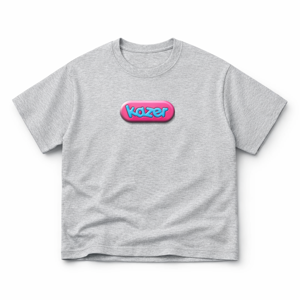 "KAZER" Bubble Gum T-Shirt